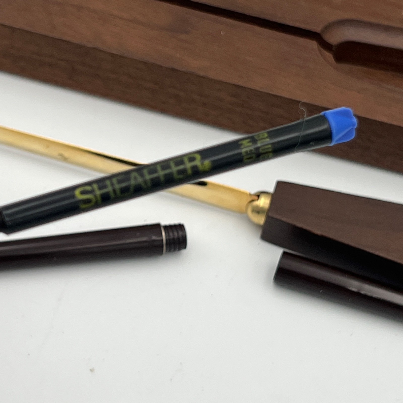 10 Years Executive Desk Pen & Letter Opener Josten’s American Walnut Collection