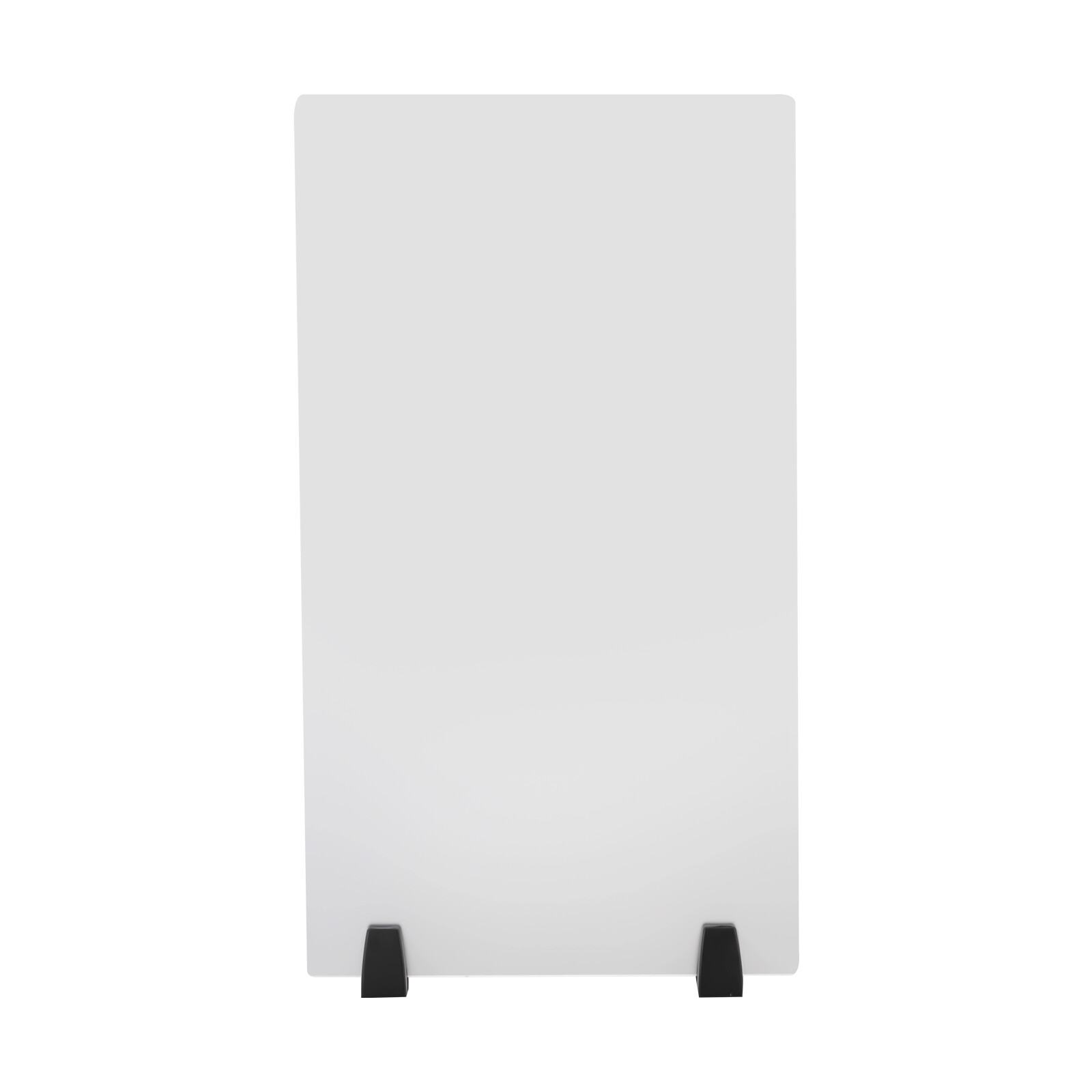 2pcs Acrylic Sneeze Guard Desk Divider, Tabletop Clear Dual Frosted