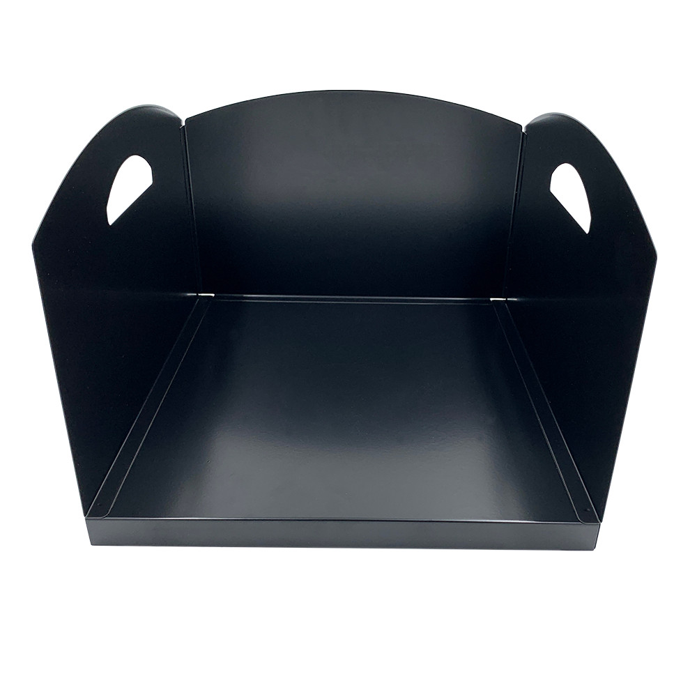 Huron Large Steel Inbox Desk Organizer w/ Handles Black 11″x8″x12″ HASZ0154