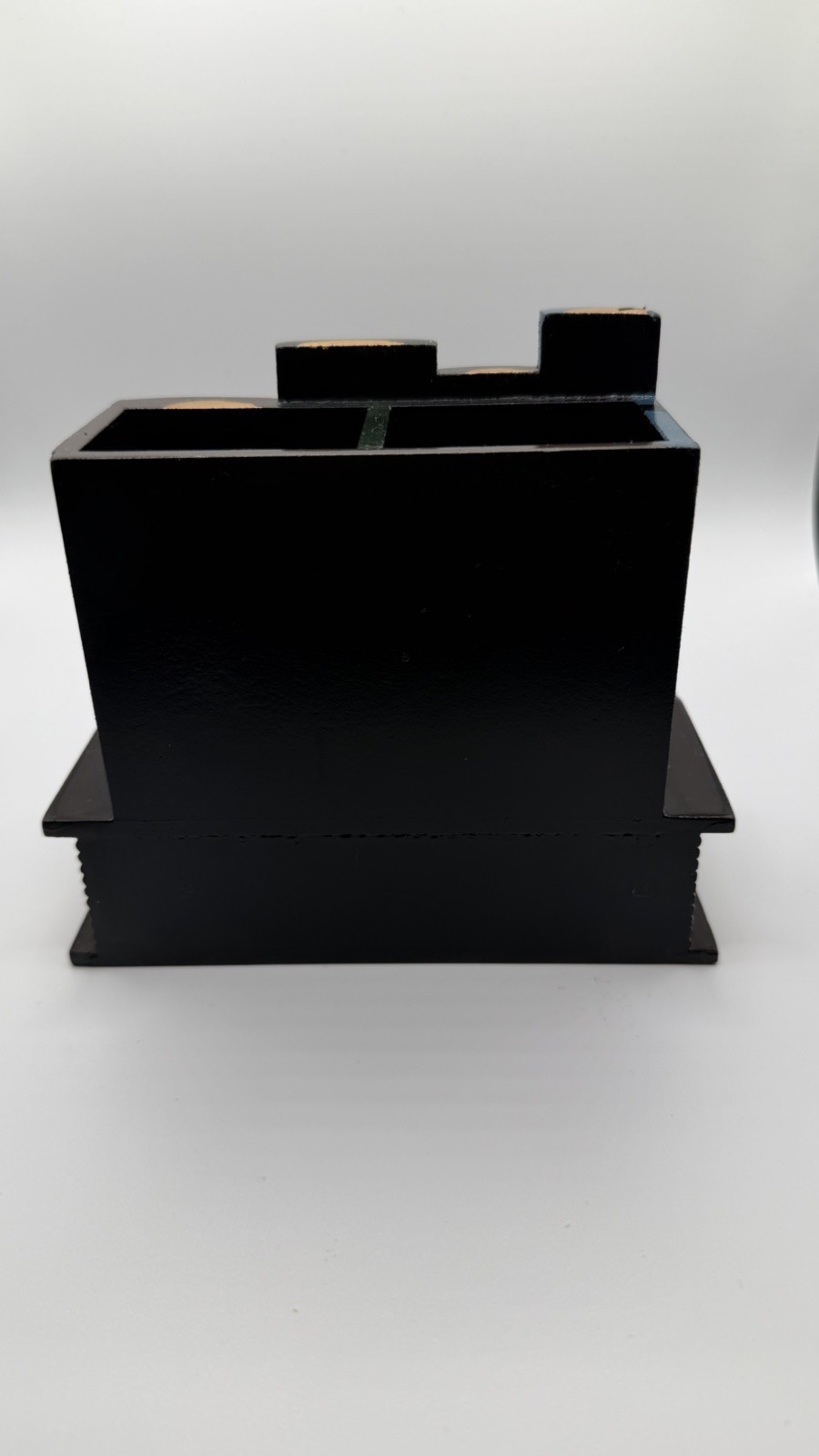 Decorative Library Books Design Wooden Office Supply Caddy Pencil Holder