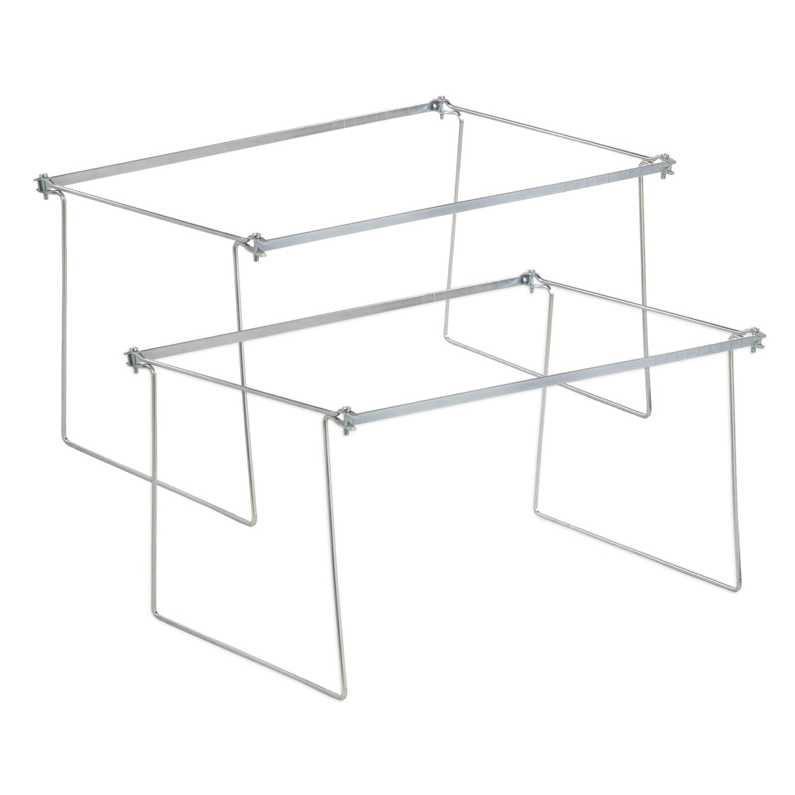 Blue Summit Hanging File Bars For Cabinet, Letter Size,