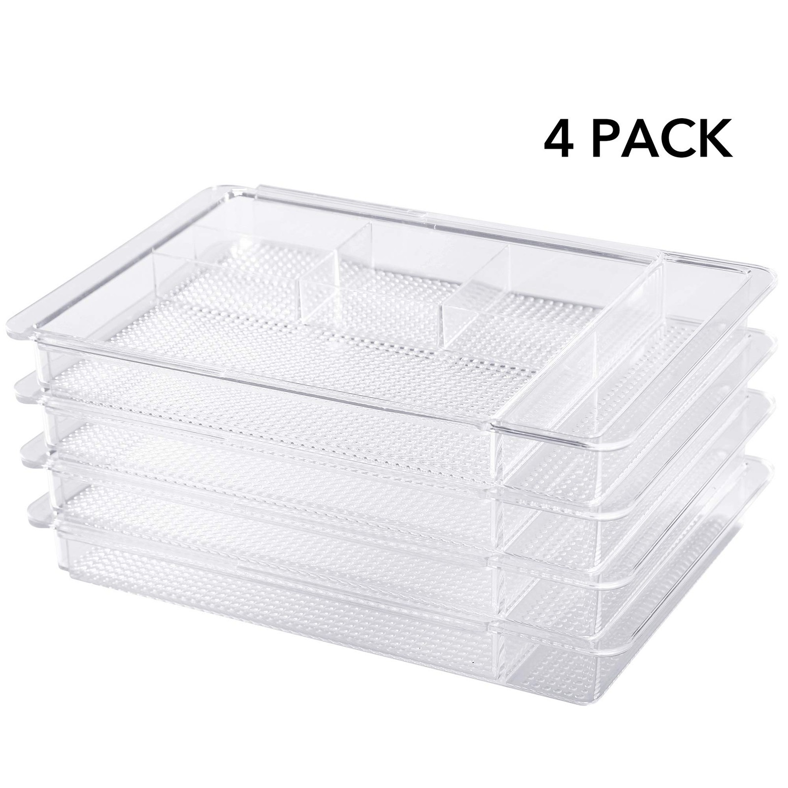 Oubonun Expandable Drawer Organizer 11.1 To 19.2 Width Shallow Cosmetic