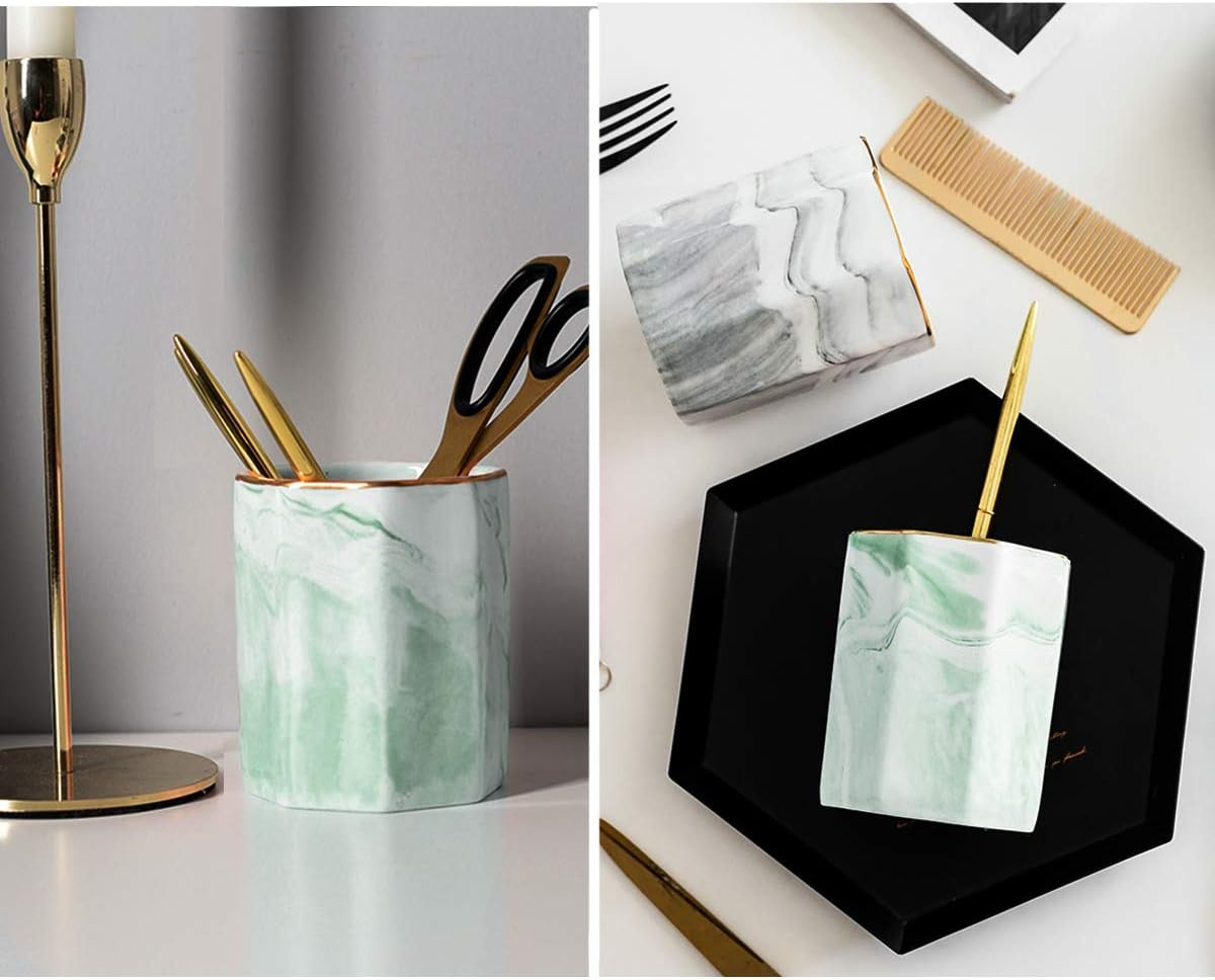 Pencil Holder, Pencil Cup for Desk, Makeup Brush Holder Cup, Cute Pencil Stand M