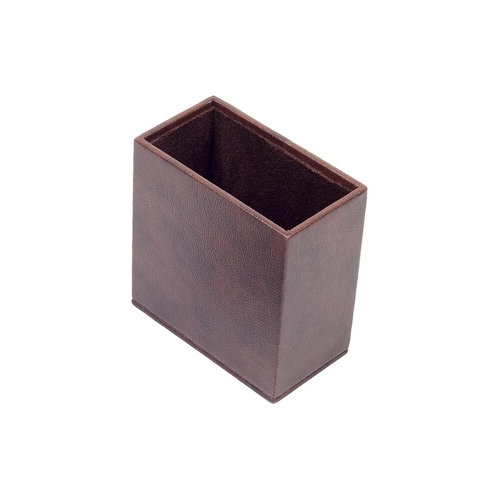 10 Pieces Leather Desk Organizer Set with Single Document Tray Desk Set Brown