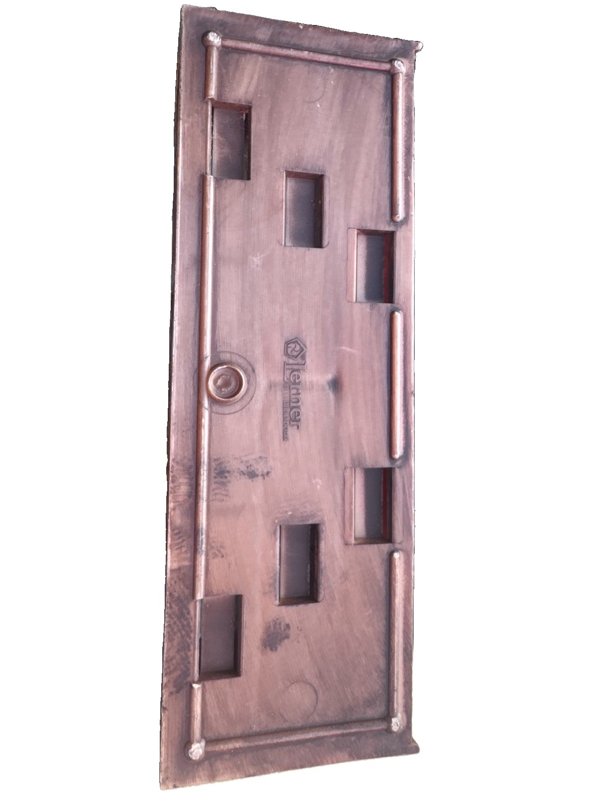 Vtg Lerner MCM Faux Wood Desk Organizer Letter Holder Caddy 1970s Retro Decor