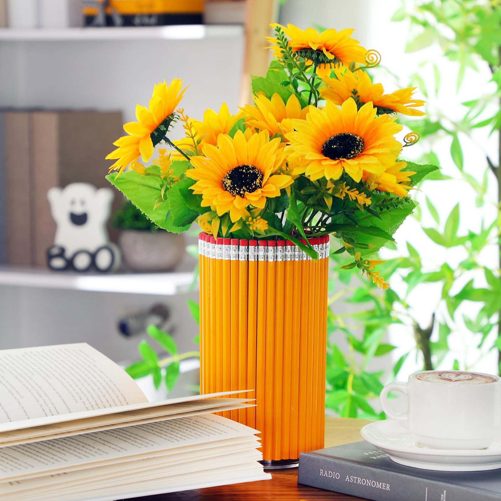 2 Set Back to School Gifts Pencil Shaped Vase Assembly Required DIY Acrylic F…