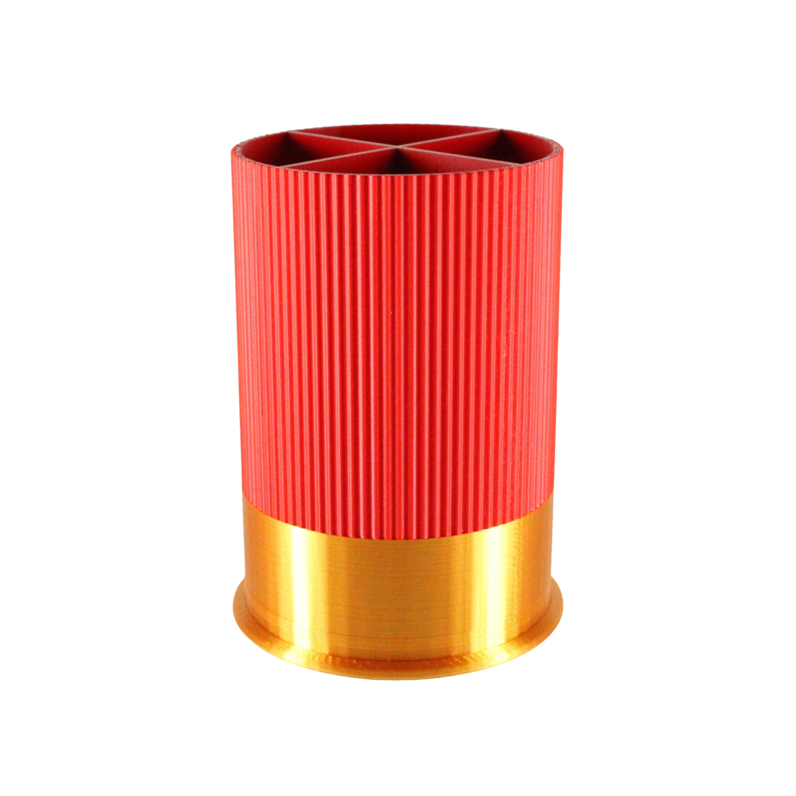 Shotgun Shell Pen Holder – 3D Printed Desk Organizer – Ammo Style Office Gift
