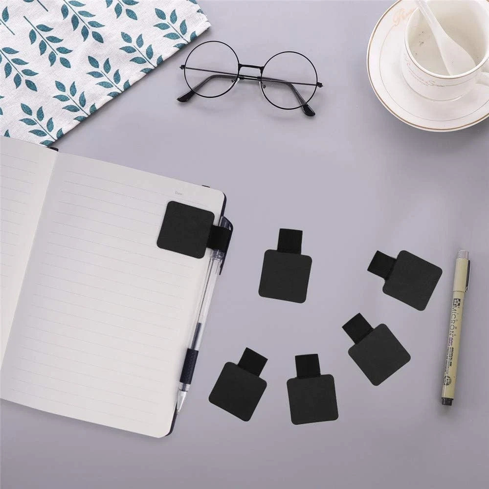 12 Pack Notebook Pen Loop Holder Self-Adhesive Pen Holder Pencil Holders Elastic