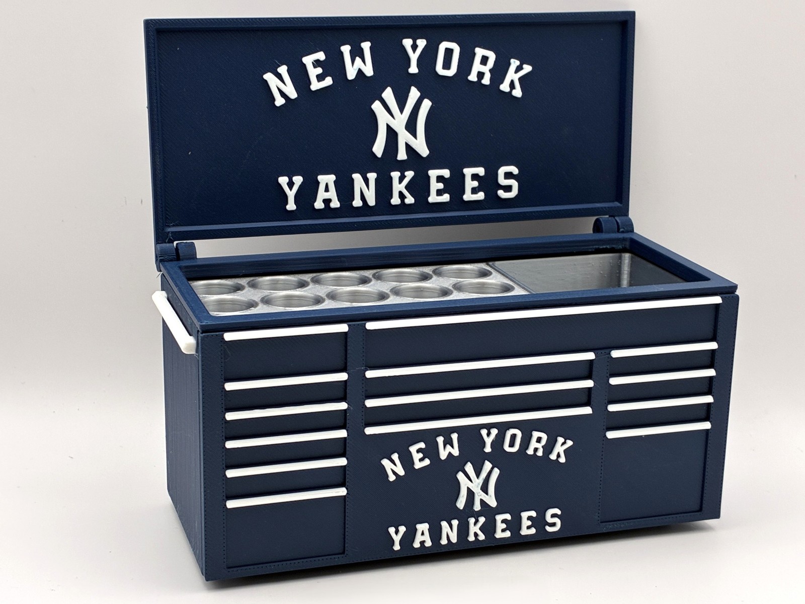 New York Yankees Desk Toolbox Pen Holder 3D Printed Pencil Cup Desk Organizer
