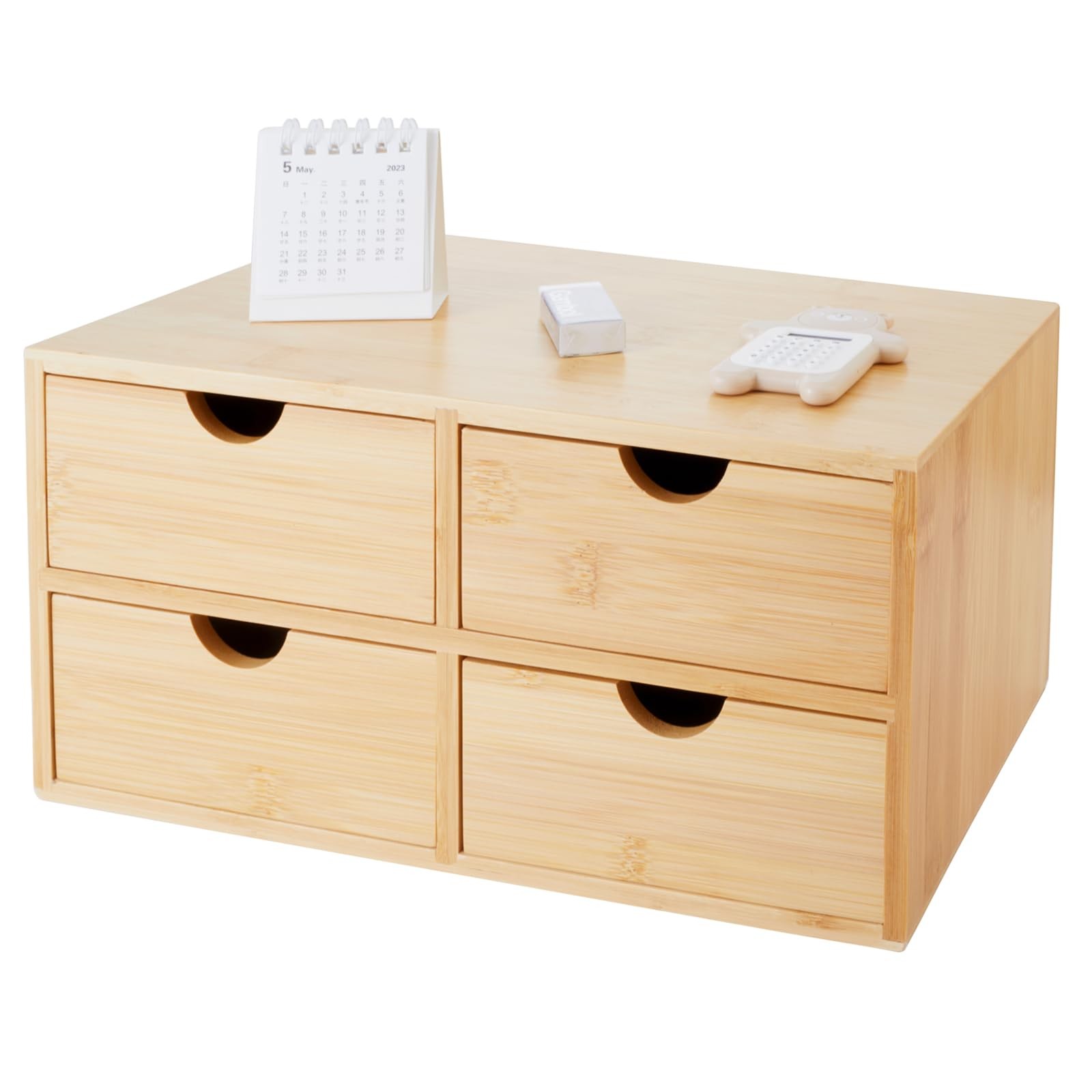 Desk Organizer 4 Drawers, Countertop Organizer with Drawers Makeup Storage Dr…