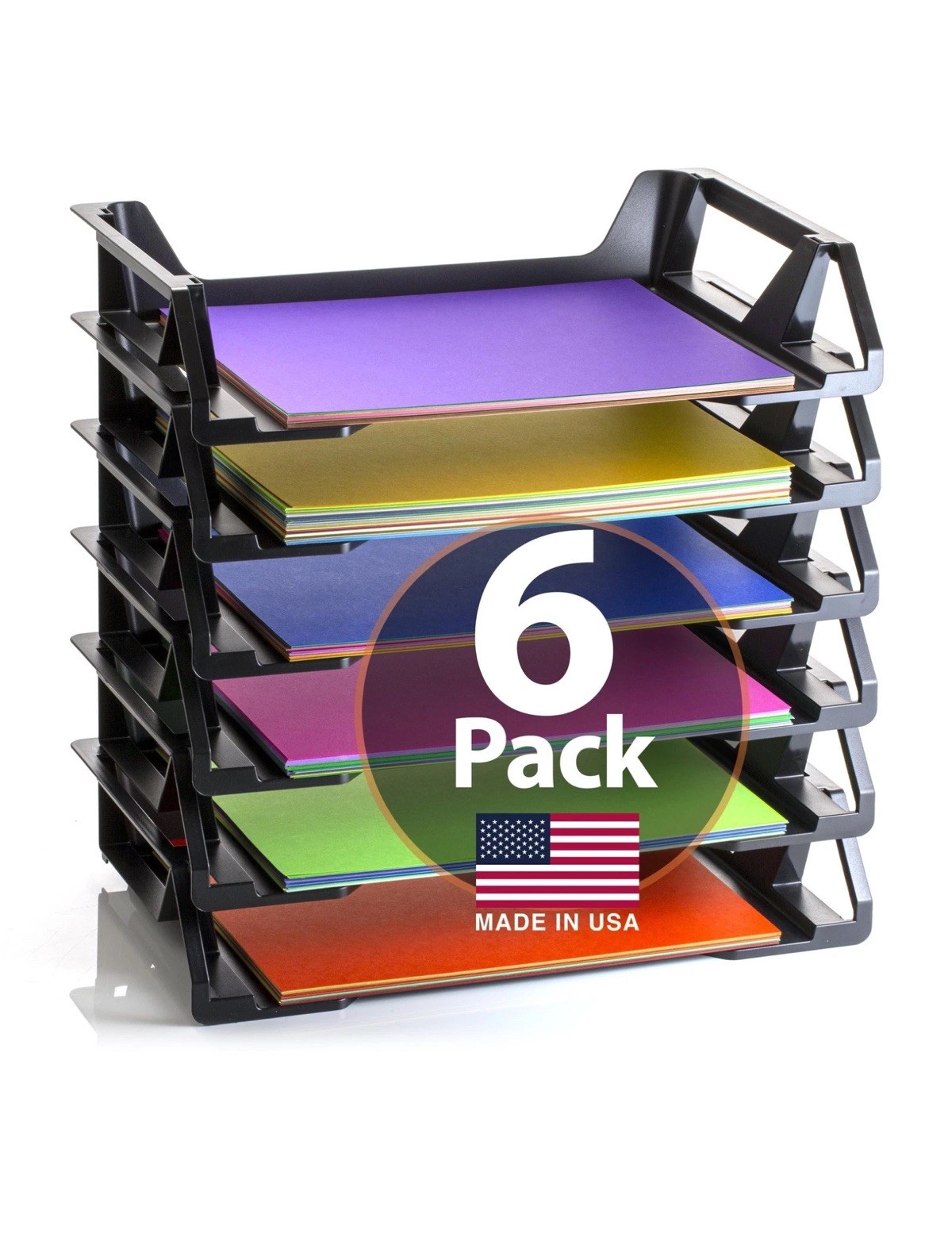 Officemate Stackable Letter Trays (6 Trays)