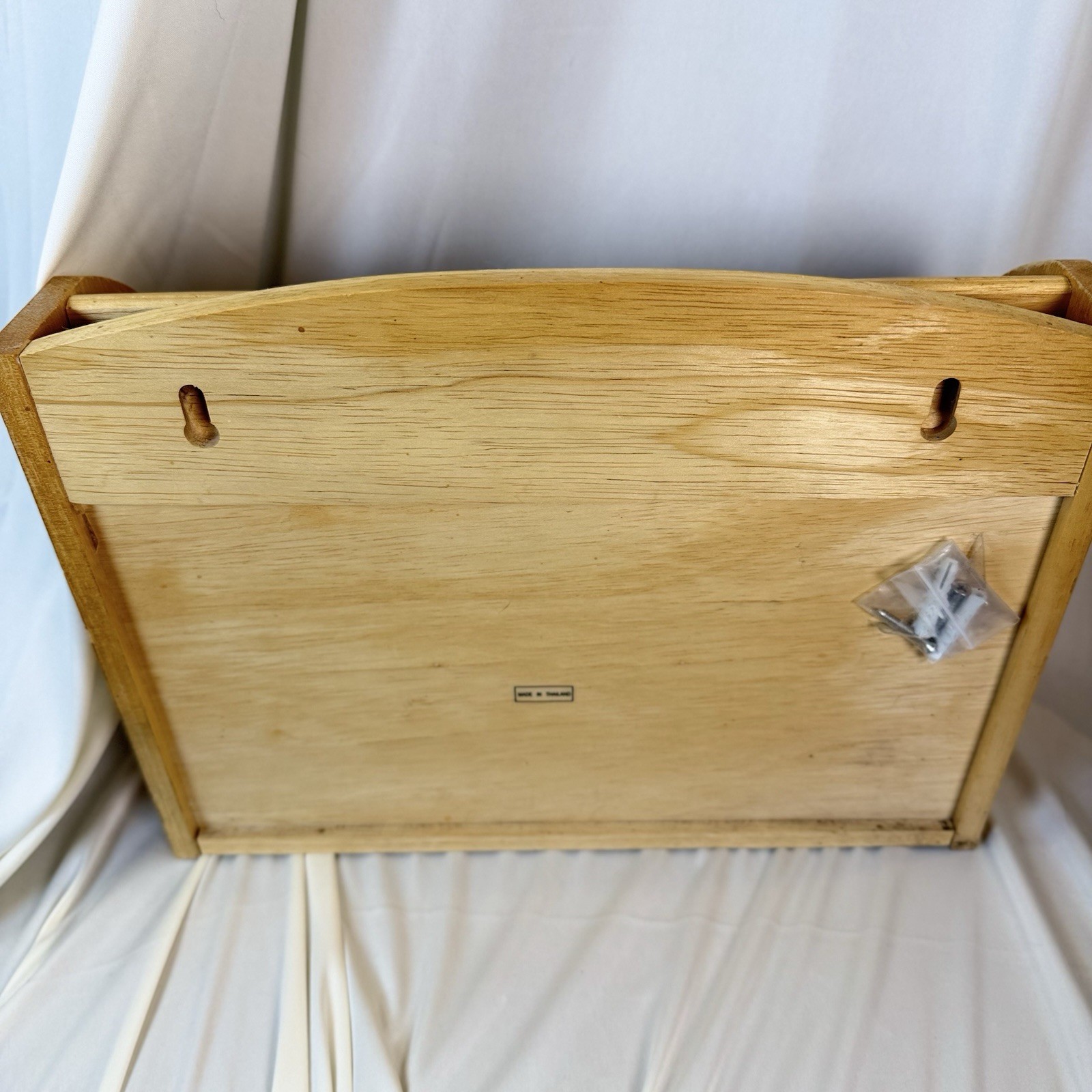 Solid Wood Letter/Mail Desk Top Organizer 9×12.5×5 Inch