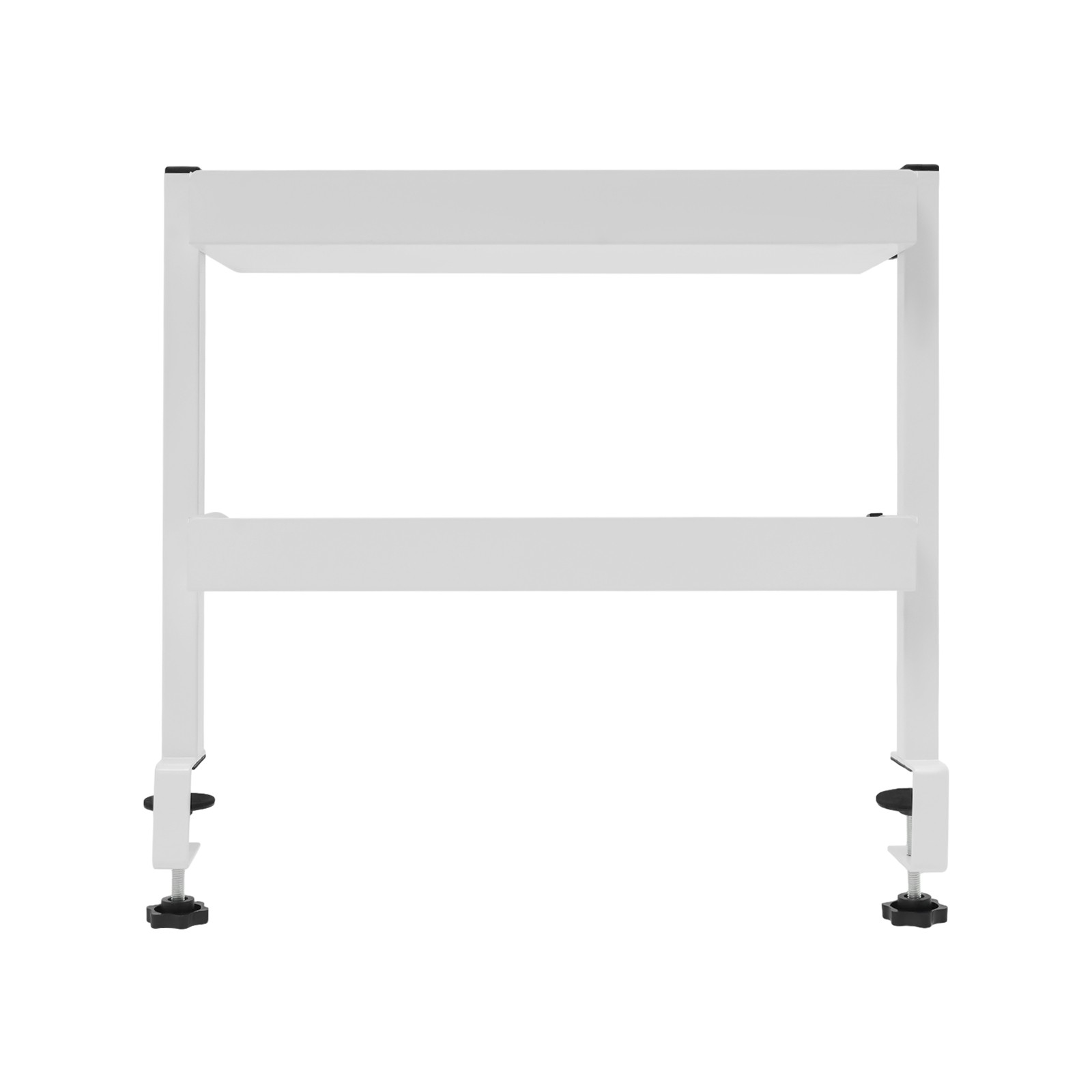 Desk Organizer Shelf, Clamp-on Desk Storage Shelves Desktop or Under-Desk