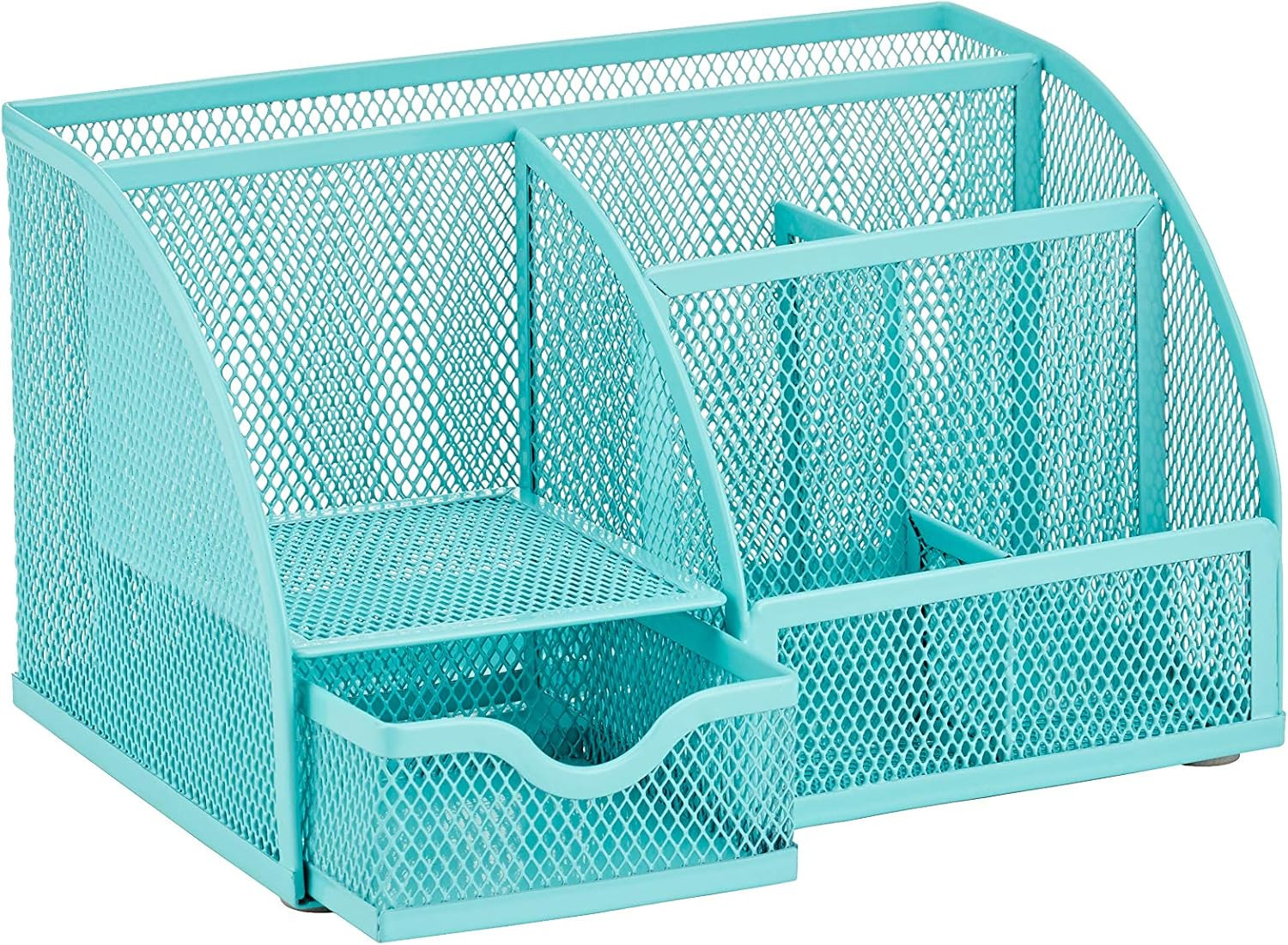 Annova Mesh Desk Organizer Office with 7 Compartments + Drawer/Desk Tidy