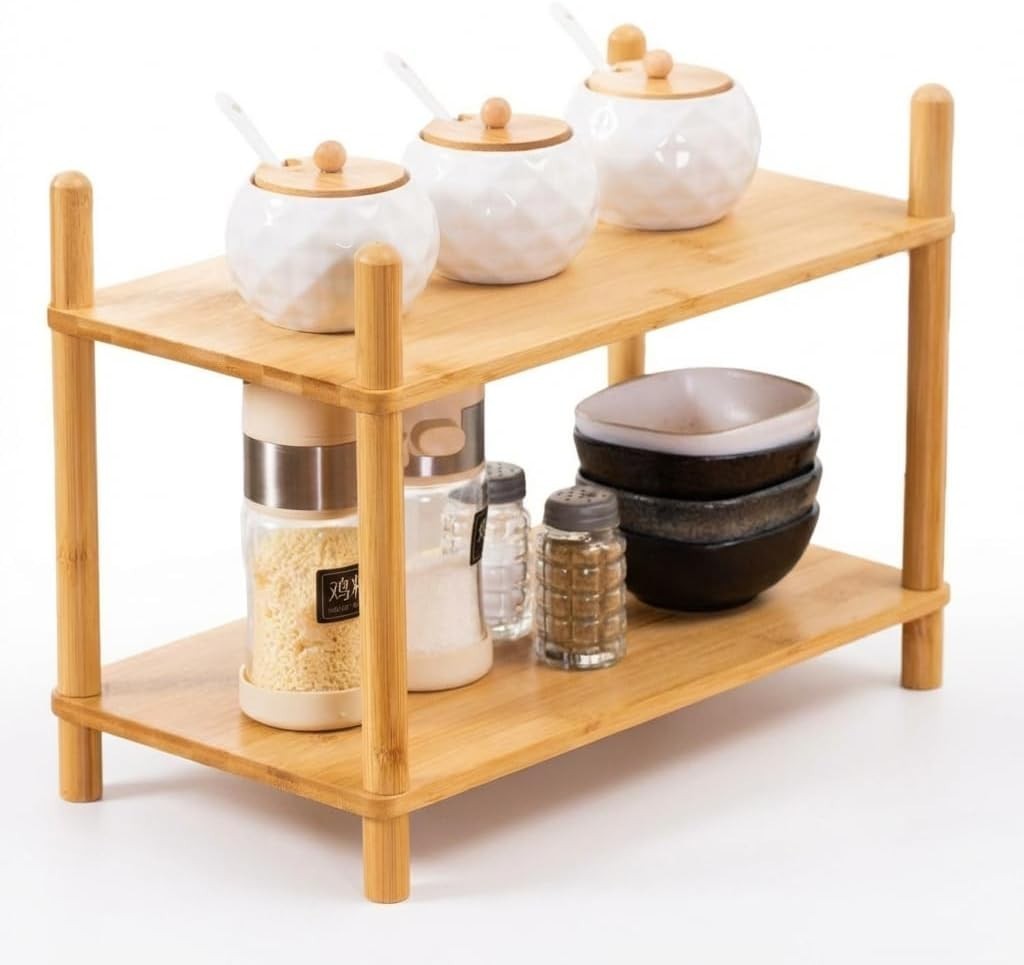 Transformable Expandable Bamboo Shelf Organizer – Perfect for Home and Office