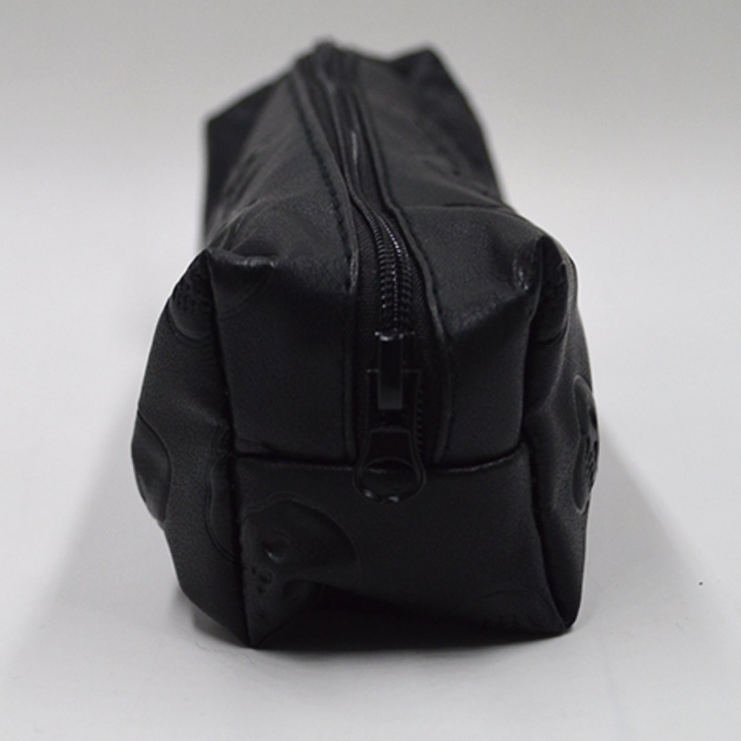 Fashion Glossy Hologram Laser Cosmetics Storage Bag Emboss Skull Pencil Case …