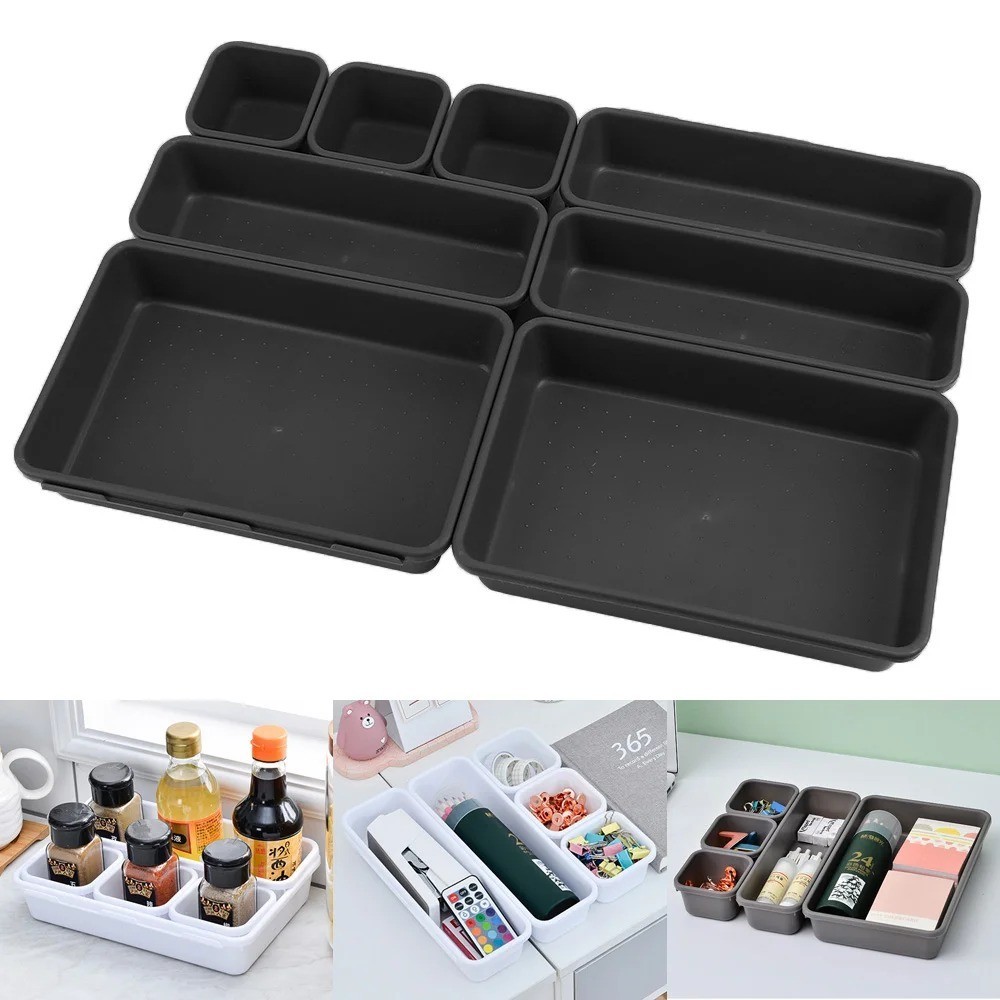 15 PCS Interlocking Desk Drawer Organizer Separator for Office,Bathroom,Kitch***