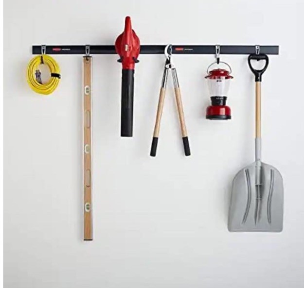 Rubbermaid FastTrack Garage Organization Storage Steel 8pc 8 Piece 32″ Rail Kit