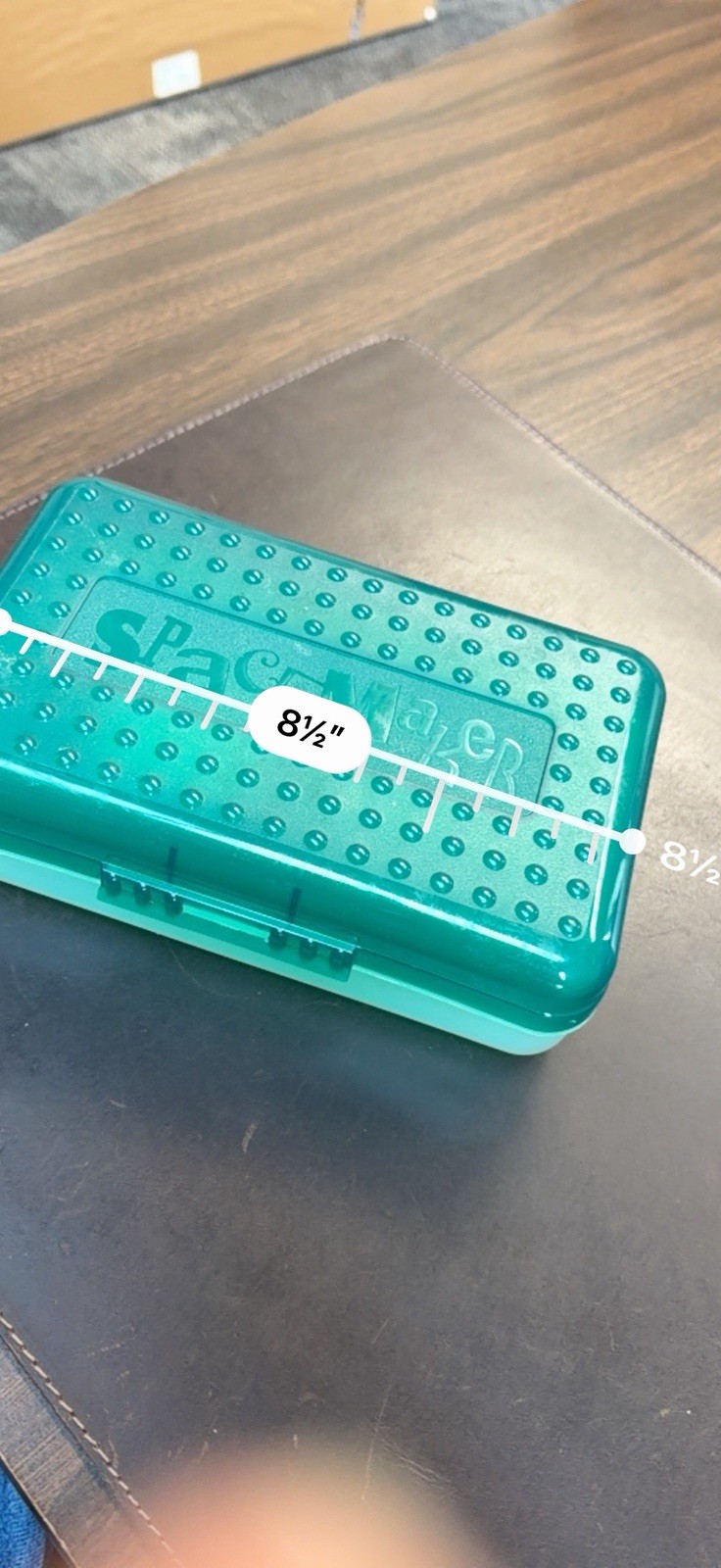 SpaceMaker 8.5×5.5×2.5 | Eldon Office | Green Storage Box Organizer Pencil Case