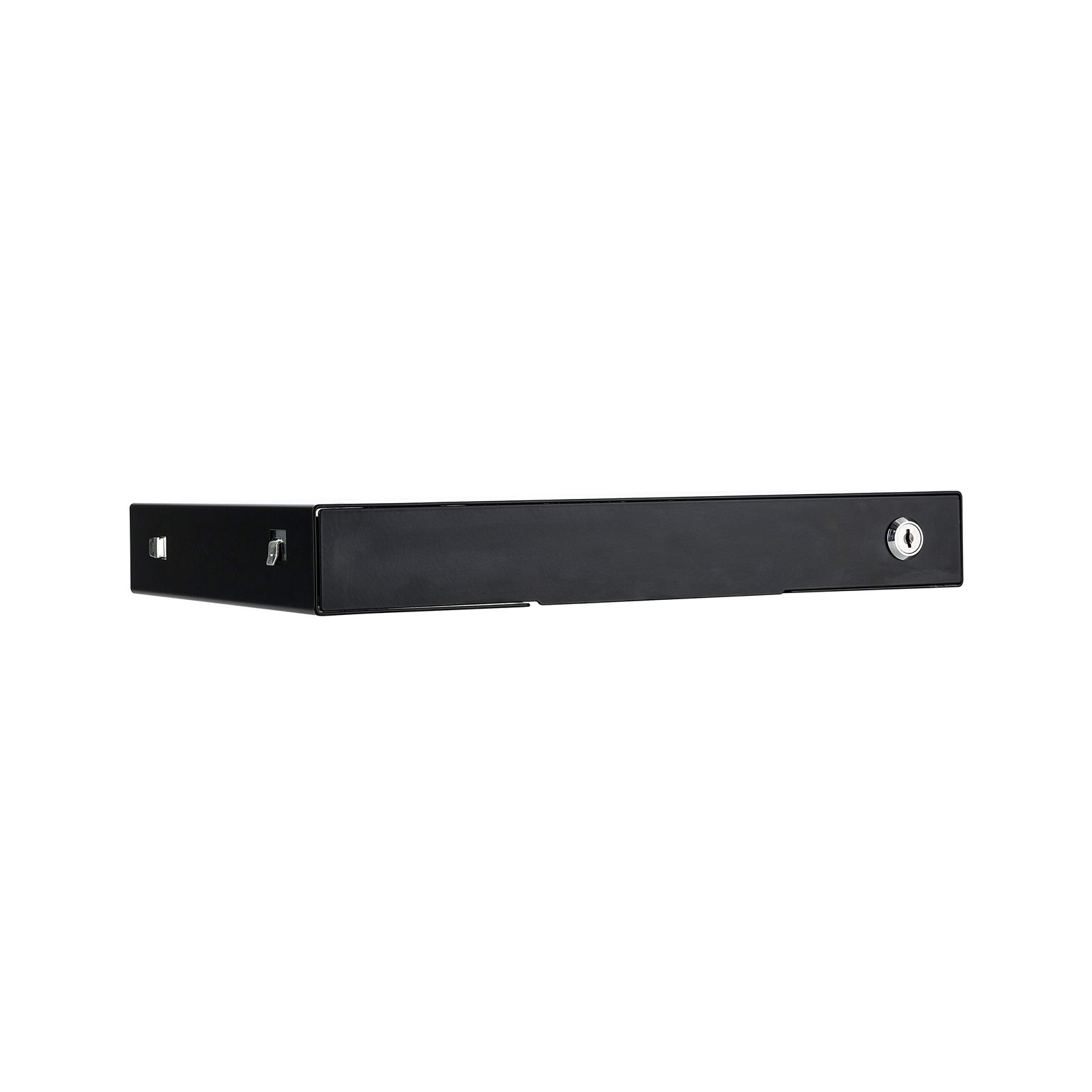 14 inch Slim Under Desk Pull-Out Storage Office Mounted Sliding Metal Drawer …