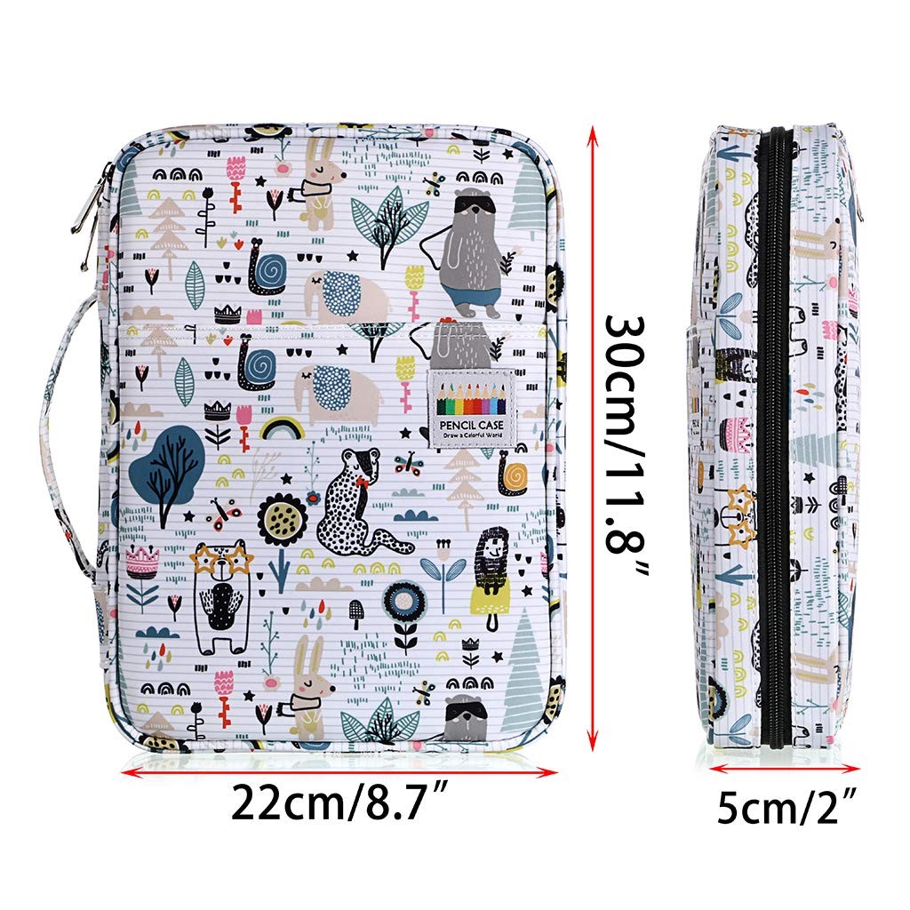 Portable Colored Pencil Case – Colored Pencil Organizer Holds 166 Pencils or …