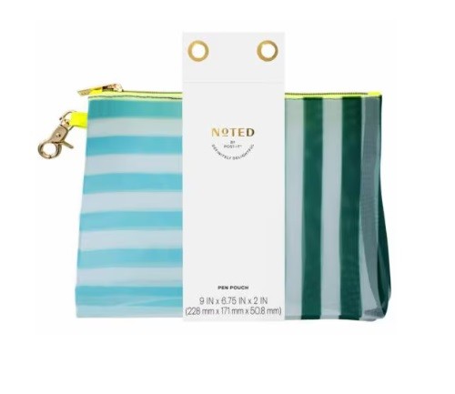 Post-it Pen Pouch NTD9-PP-1, Pen Pouch 9 in x 6.75 in (228 mm x 171 mm)-24EA
