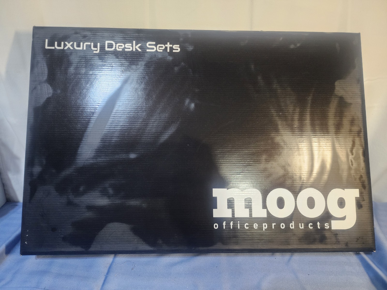 Luxury Leather&Wood Desk Set 11 Pcs with Double Tray Desk Organizer Brown