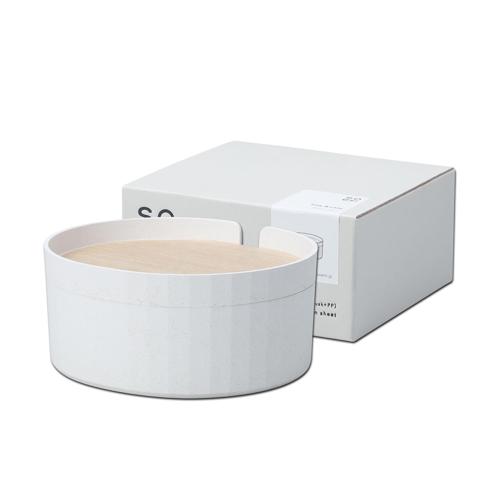 soem Desk Tray & Case White Organizer Station Japan