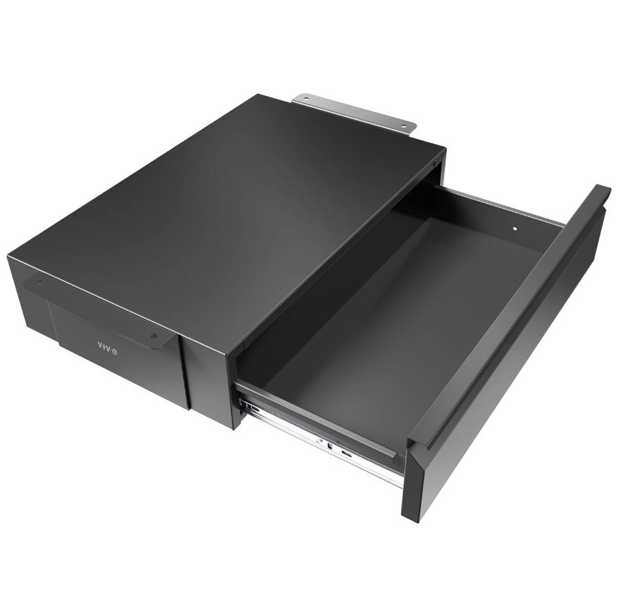 VIVO Black Pull Out Desktop Storage Drawer Desk Organizer NO MOUNTING BRACKET