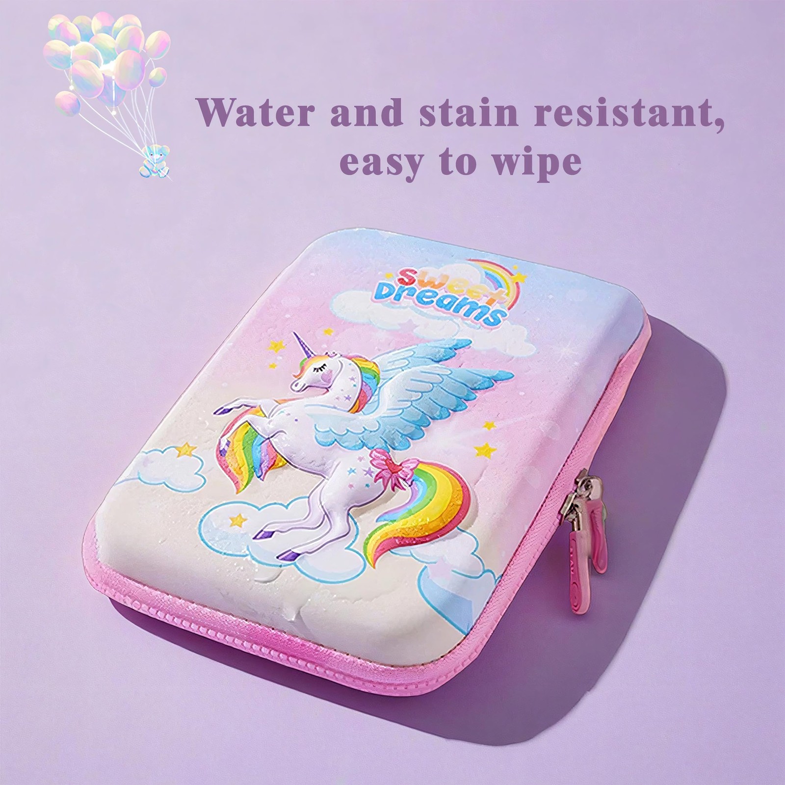 Pencil Case for Girls Boys, Cute Pencil Case Pencil Pouch, 3D EVA Large Capac…
