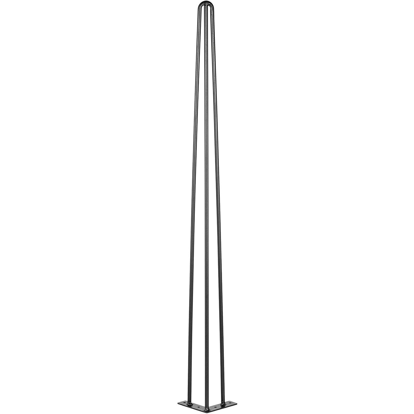 Hairpin Table Legs 36 in Black Set of 4 Desk Legs 220 lbs Load Capacity Each Leg