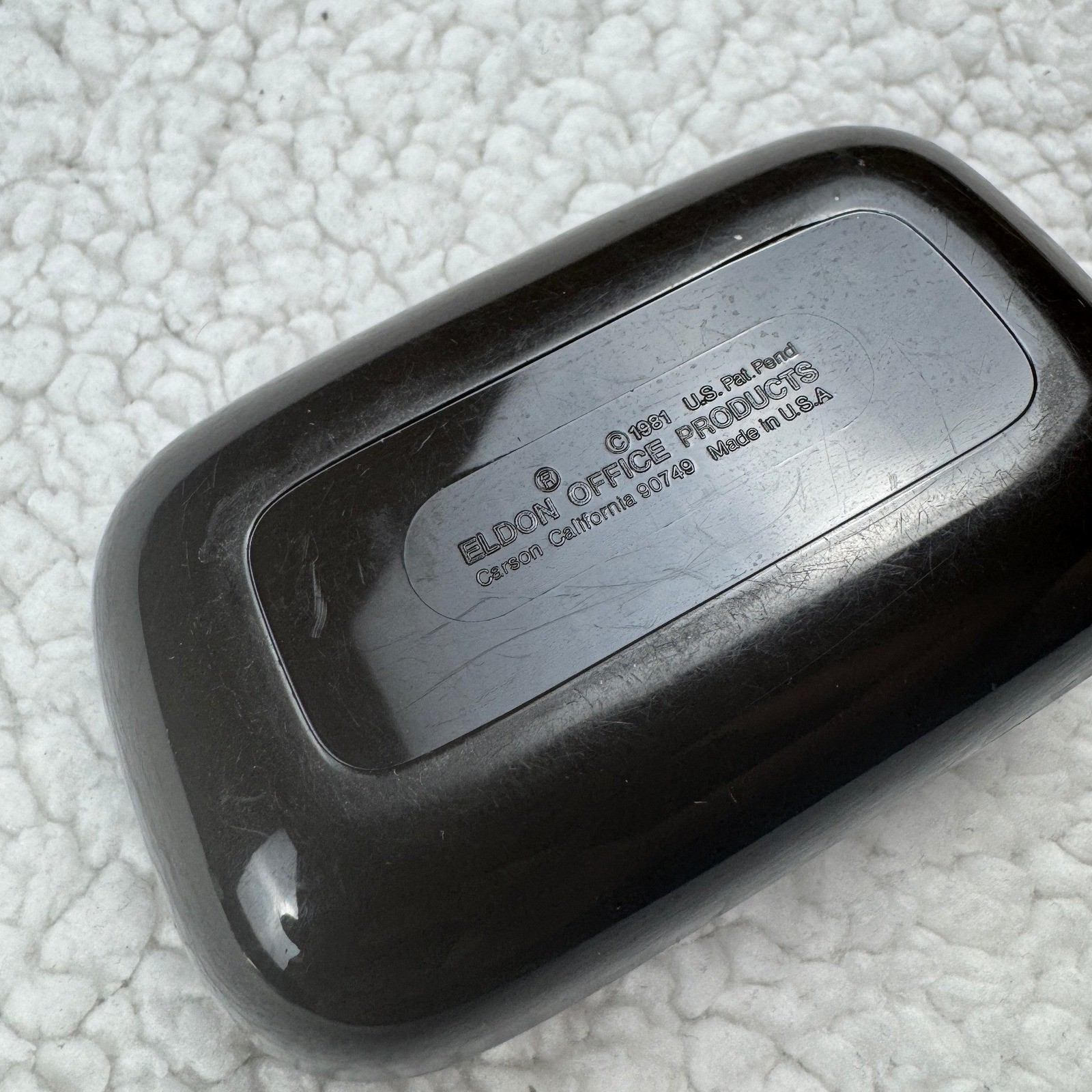 Vintage 1981 Eldon Office Products Brown Plastic Desk Organizer Tray MCM USA