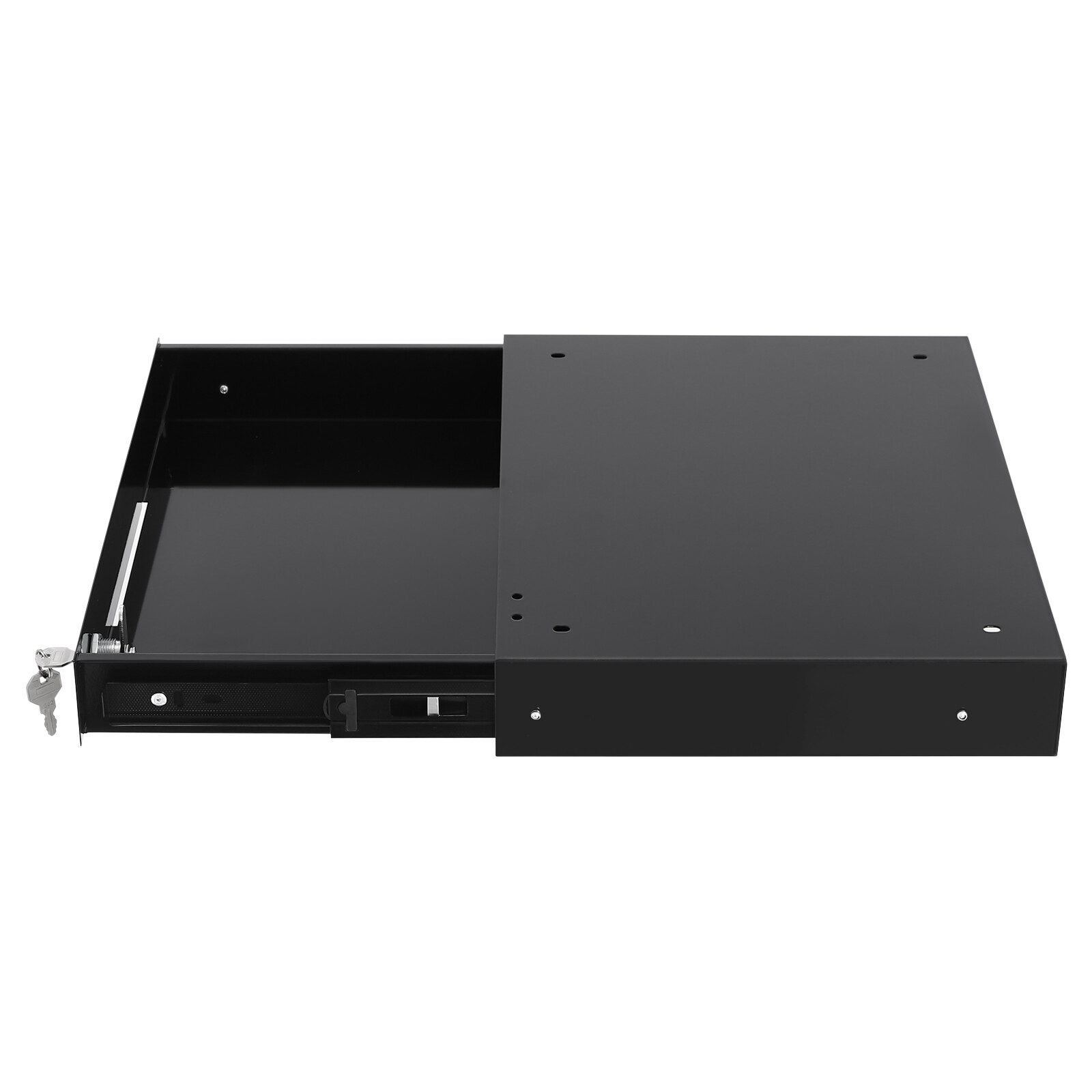 Under Desk Mounted Sliding Pull-out Drawer Drawer Storage Organizer For Office