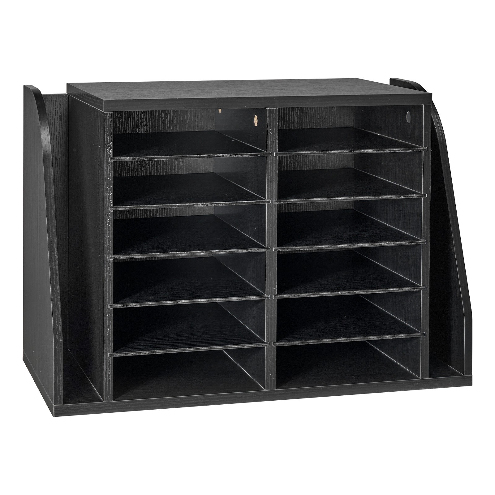 VEVOR Literature Organizer 12 Compartments Office Mailbox Side Vertical Storage