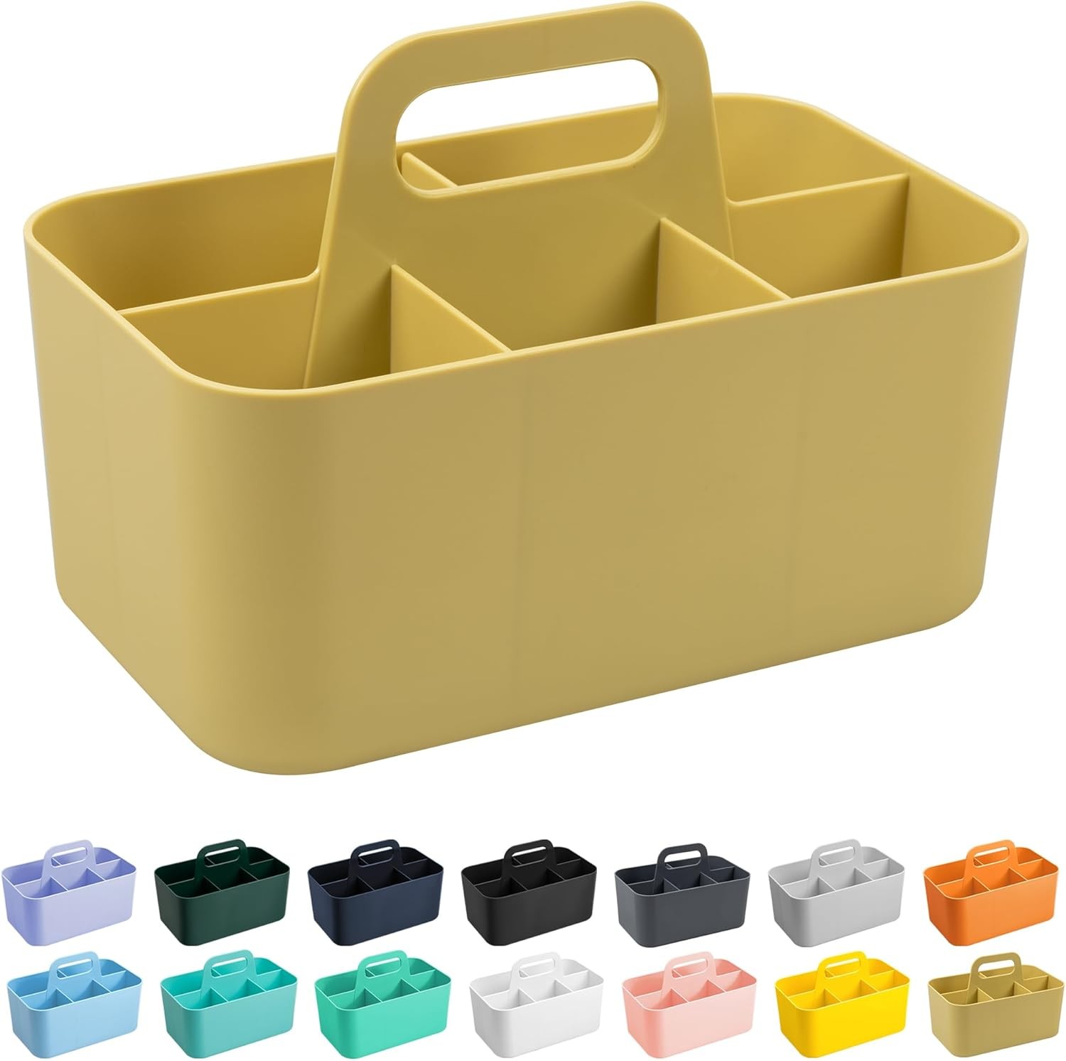 Tiawudi Multipurpose Caddy Organizer, Plastic with Rectangle, Gray