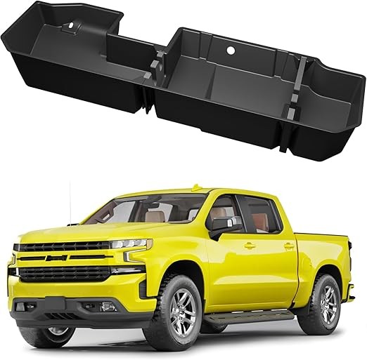 KINGGERI Under Seat Storage Boxes Chevy Silverado 2019-2026