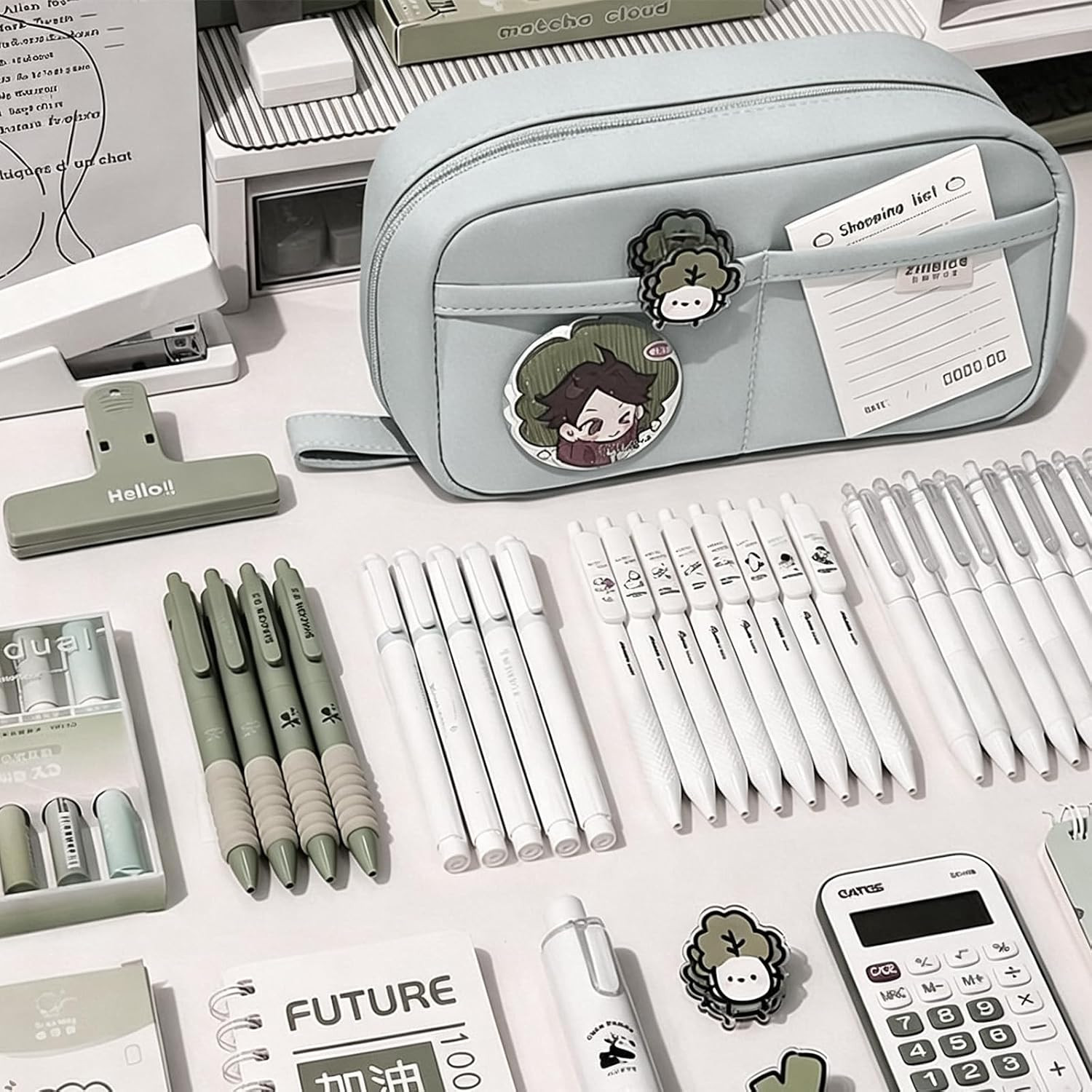 Large Capacity Desk Organizer, Multi-Functional Pencil Case Pen Holder,Pencil Ba