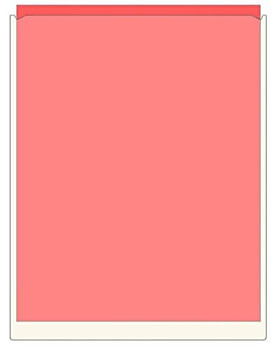 Peel & Stick Clear Document Protectors Letter Size 8.5×11 10 Pack Poly