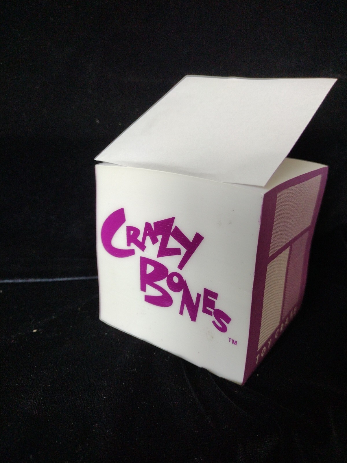 CRAZY BONES Reminder Note cube Pad NOT Sticky SUPER SUPER Rare