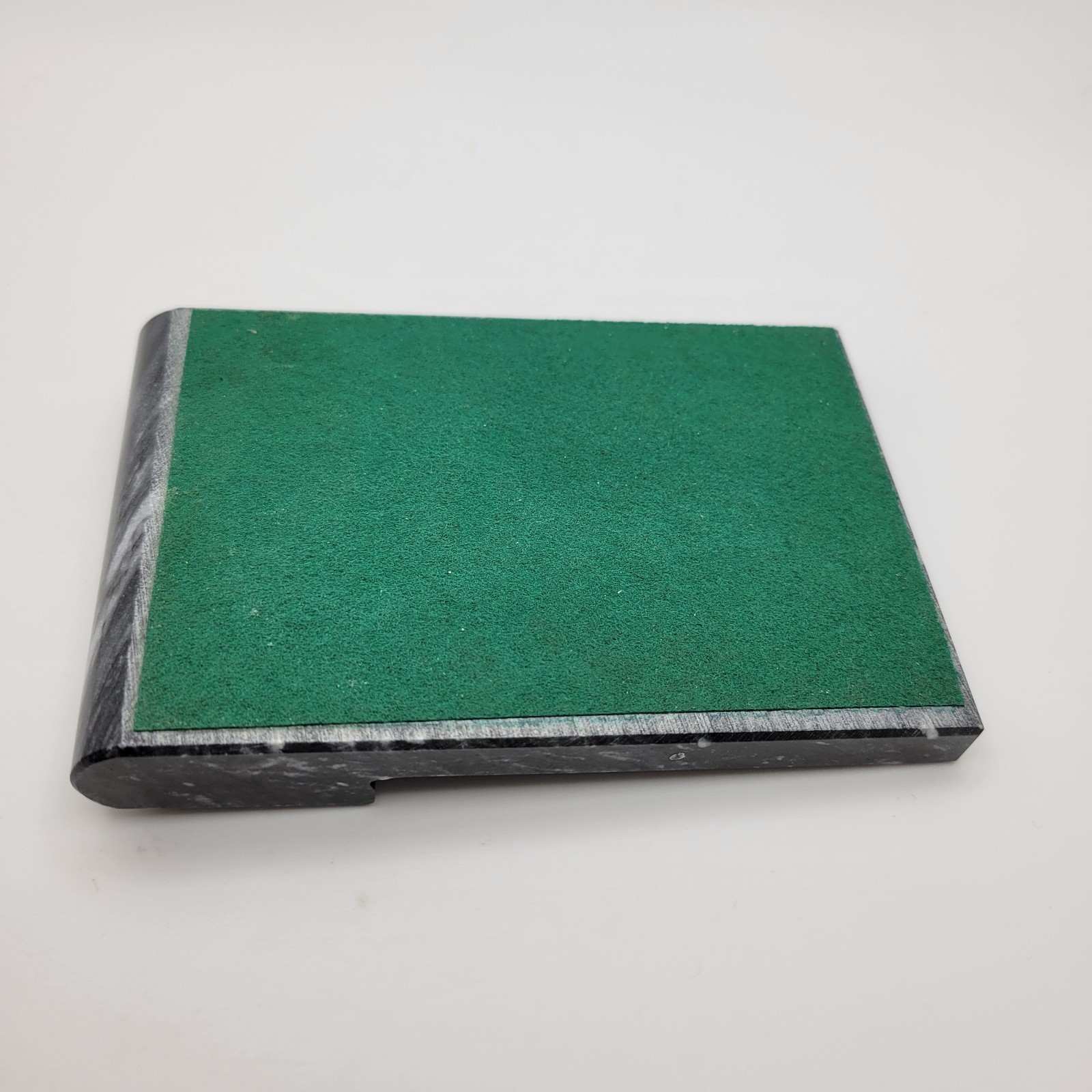 Marble Sticky Note Holder Desk Accessory Black Stone Executive Paperweight