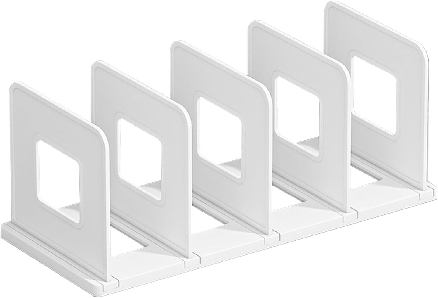 Desk File Sorter Vertical Desktop File Folder Organizer 4 Section Plastic Book H