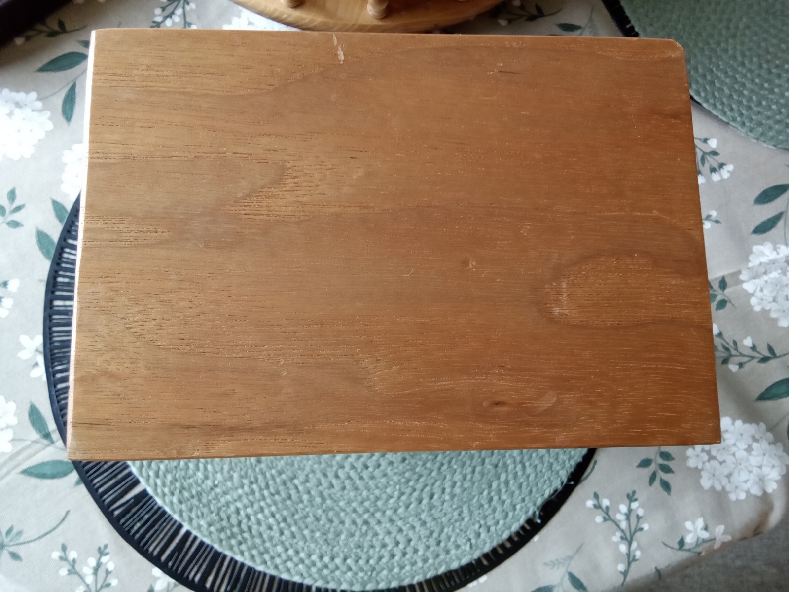 VTG Wooden Desk Paper Tray Organizer Letter Holder Box For Office Or Desk