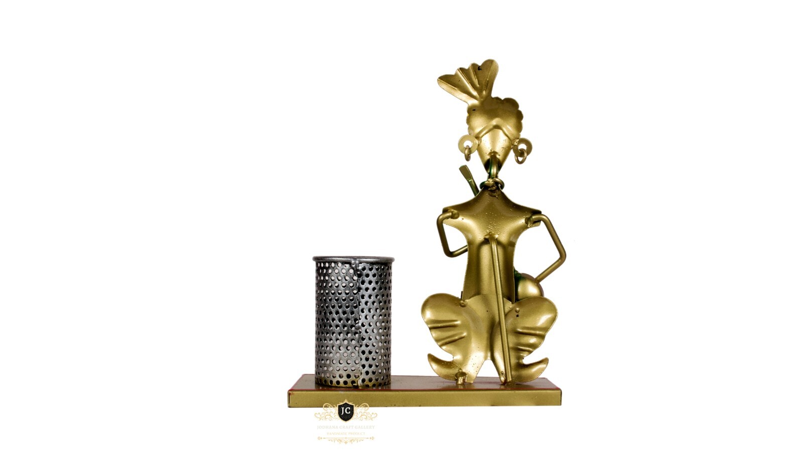 Multicolor Set of 3 Musician Pen Stand Holder – Decorative Showpiece for Home