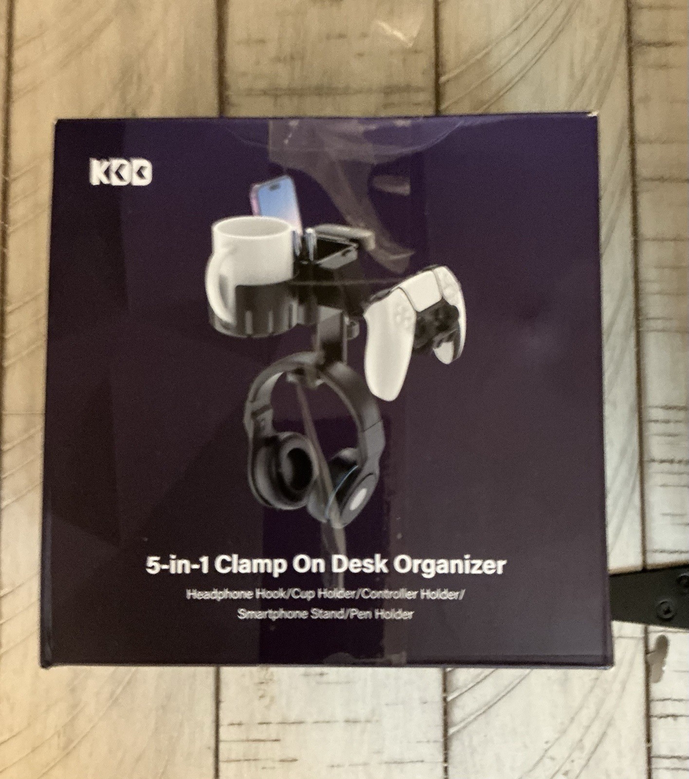 5 in 1 Clamp on Desk Organizer