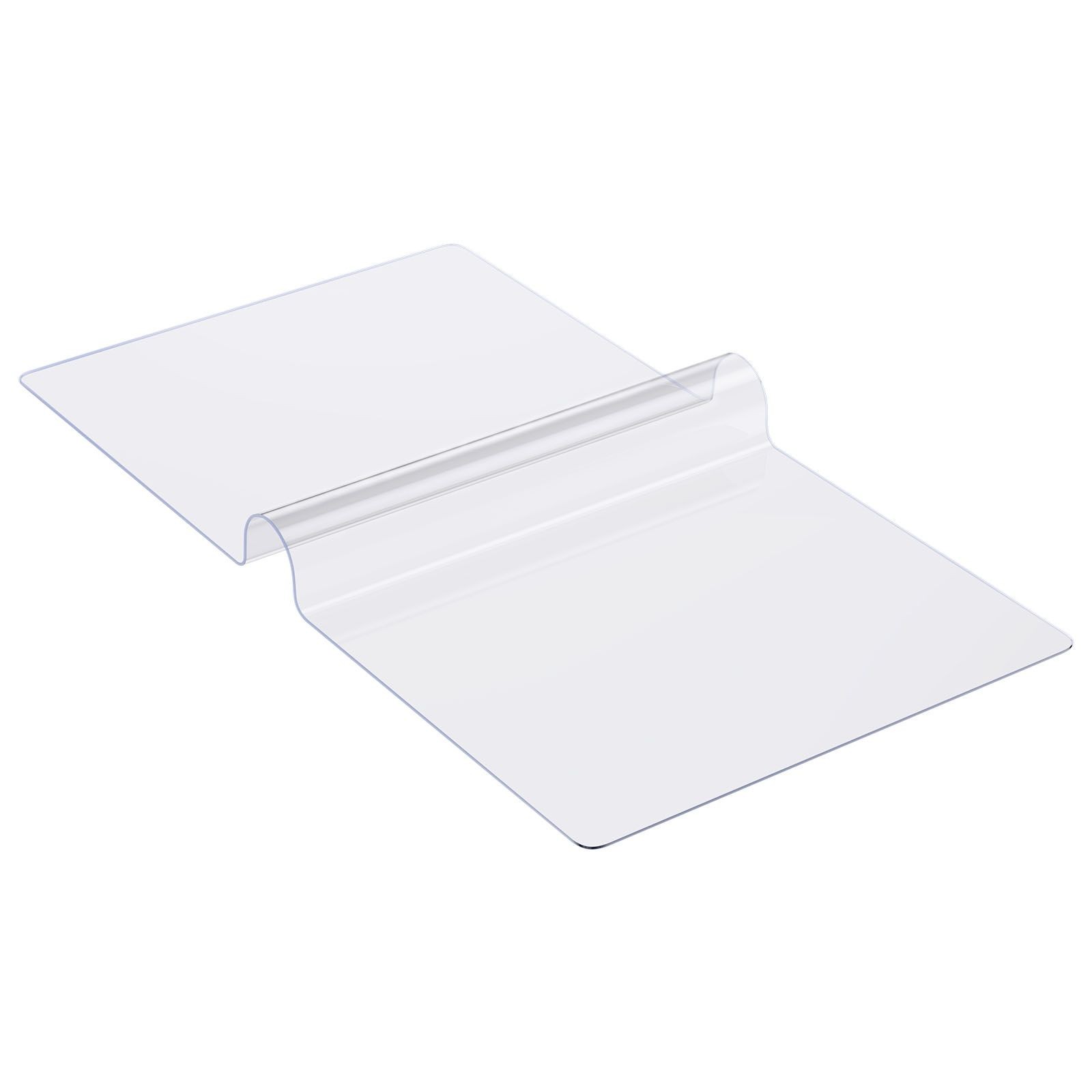 Plastic Table Cover, 24 x 48 Inch 2.0 mm Thick Clear Table Protector, Rectangle