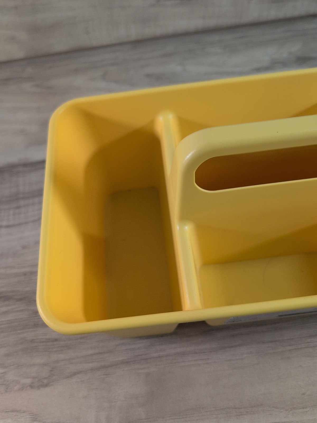 Vintage IKEA STACKSTOD Desk organizer Made in India In Yellow Color