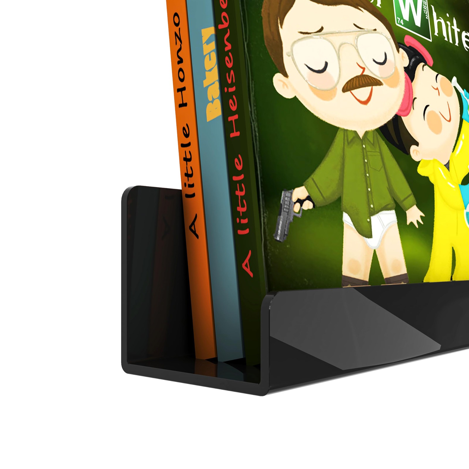 Magnetic Book Shelf for Whiteboard: Acrylic Book Display Shelf with Strong Ad…