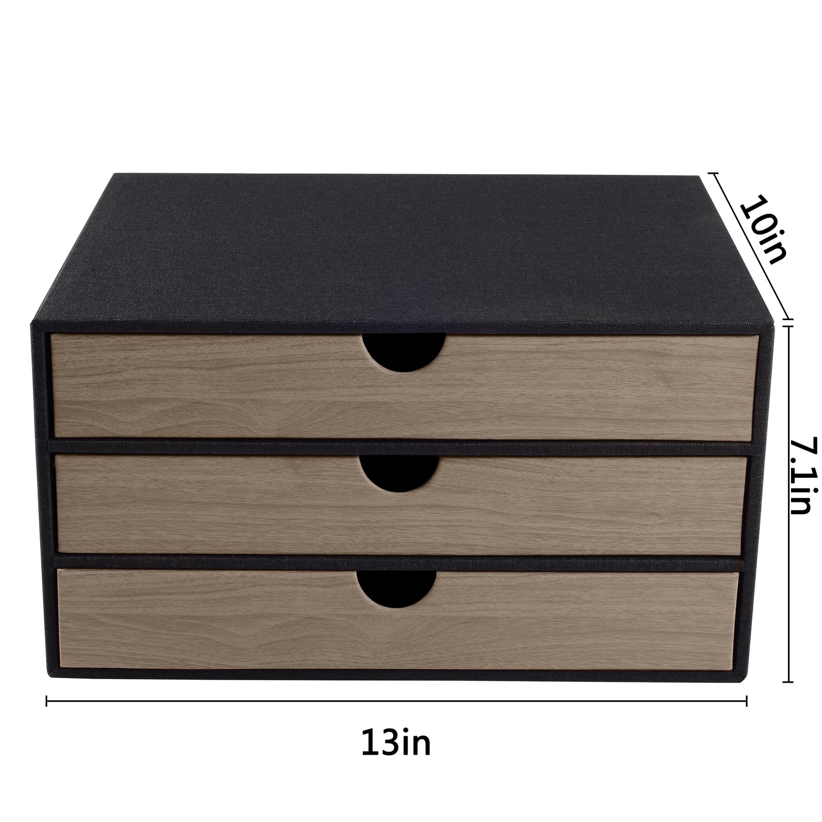 RHCSZ Fashion Multicolor Collocation Leather Desk Organizer File Cabinet Exec…