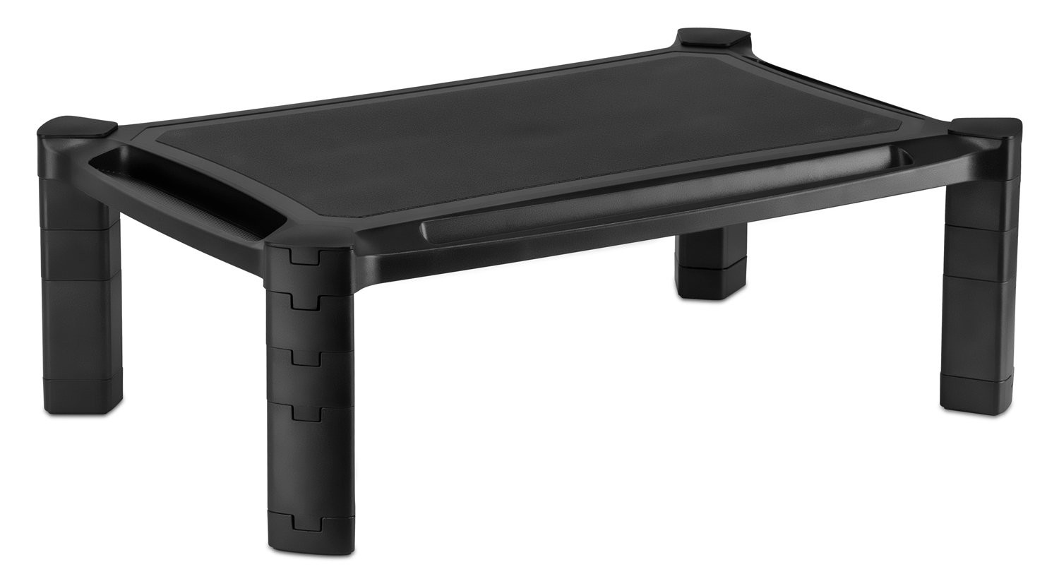 Mount-It! Desktop Computer Monitor Riser – Height Adjustable Tabletop Black