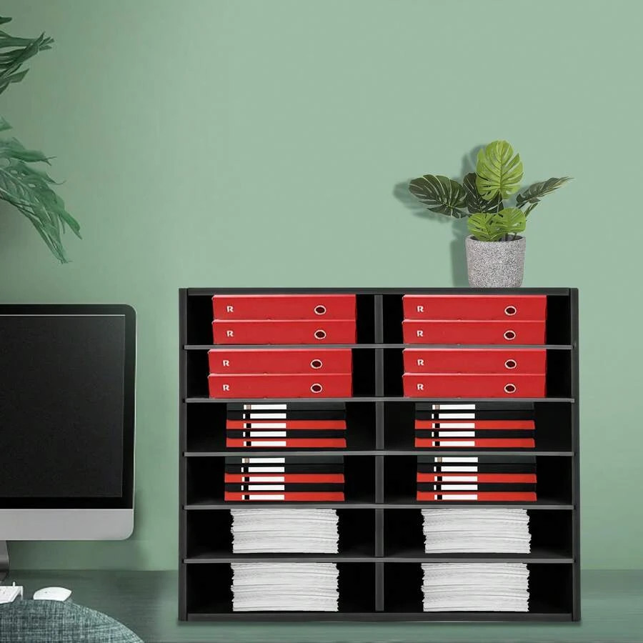 NEW [SHZICMY]Mail Sorter Organizer, Desktop Literature & Document Holder For